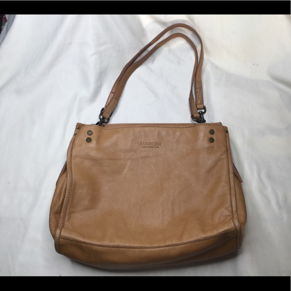 American Leather Co. Lenox Triple Entry Handbag